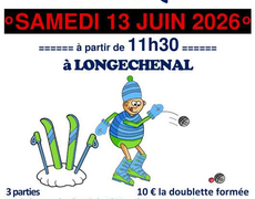 Concours en Doublette le 13 juin 2026 - Longechenal - 38690