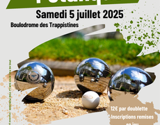 Concours en Doublette le 5 juillet 2025 - Mâcon - 71000