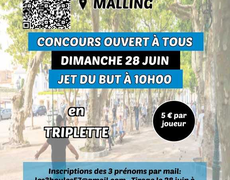 Concours de pétanque Ouvert à tous - Malling