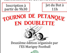 Concours en Doublette le 15 juin 2025 - Marigny-les-Usages - 45760