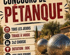 Concours en Doublette le 21 mai 2026 - Marseille - 13000