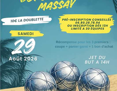 Concours de pétanque Ouvert à tous - Massay