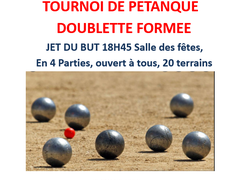 Concours en Doublette le 28 août 2026 - Maulévrier-Sainte-Gertrude - 76490