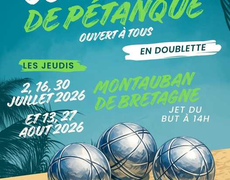 Concours de pétanque Ouvert à tous - Montauban-de-Bretagne