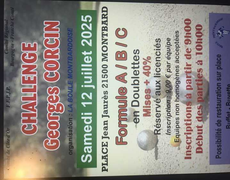 Concours de pétanque Officiel - Montbard