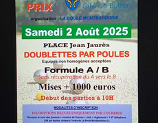 Concours de pétanque Officiel - Montbard