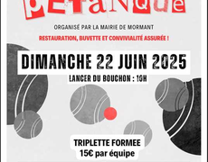 Concours de pétanque Ouvert à tous - Mormant