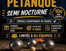 Concours en Doublette le 4 septembre 2026 - Neuf-Berquin - 59940