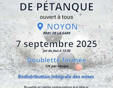 Concours de pétanque Ouvert à tous - Noyon