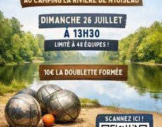 Concours en Doublette le 26 juillet 2026 - Nyoiseau - 49500