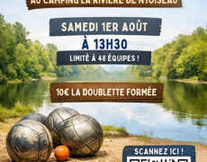 Concours en Doublette le 1 août 2026 - Nyoiseau - 49500
