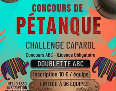 Concours en Doublette le 29 juillet 2026 - ORCINES