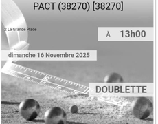 Concours de pétanque Ouvert à tous - Pact