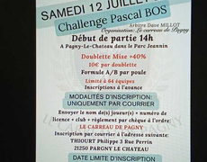 Concours de pétanque Officiel - Pagny-le-Château