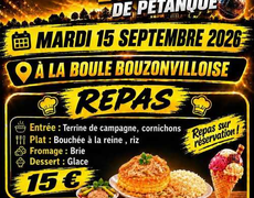Concours en Doublette le 15 septembre 2026 - PETANQUE DE BOUZONVILLE