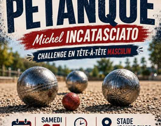 Concours en Tête à tête le 25 juillet 2026 - PETANQUE DE THIONVILLE
