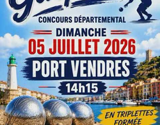 Concours en Triplette le 5 juillet 2026 - PETANQUE PORT VENDRAISE