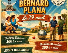 Concours en Doublette le 29 août 2026 - PETANQUE SALEILLES