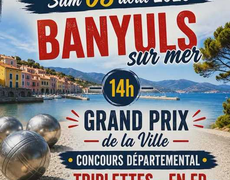 Concours de pétanque Officiel - PETANQUEURS CRU BANYULS