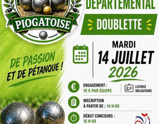 Concours de pétanque Officiel - PIOGAT