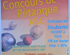 Concours de pétanque Ouvert à tous - Ploërmel