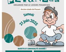 Concours en Doublette le 21 juin 2025 - Pouant - 86200