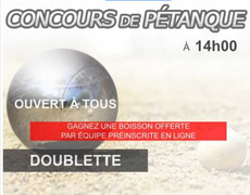 Concours de pétanque Ouvert à tous - Rillieux-la-Pape