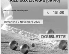 Concours de pétanque Ouvert à tous - Rillieux-la-Pape