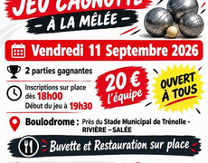 Concours de pétanque Ouvert à tous - Rivière-Salée