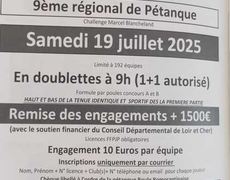 Concours de pétanque Officiel - Romorantin-Lanthenay