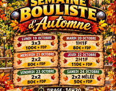Concours en Doublette le 23 octobre 2026 - Roquevaire - 13360