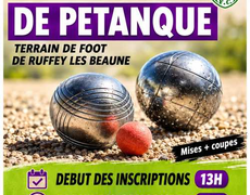 Concours de pétanque Ouvert à tous - Ruffey-lès-Beaune
