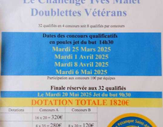 Concours de pétanque Ouvert à tous vétéran - Saint-Affrique
