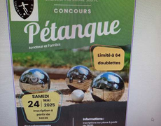 Concours de pétanque Ouvert à tous - Saint-Andéol-le-Château