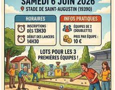 Concours de pétanque Ouvert à tous - Saint-Augustin