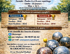 Concours de pétanque Officiel - Saint-Dizier