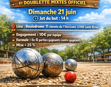 Concours de pétanque Officiel - Saint-Dizier