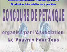 Concours en Doublette le 20 juin 2026 - Saint-Étienne-du-Vauvray - 27430