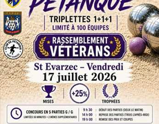 Concours de pétanque Ouvert à tous vétéran - Saint-Évarzec