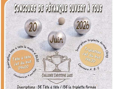 Concours en Triplette le 20 juin 2026 - Saint-Georges-Motel - 27710