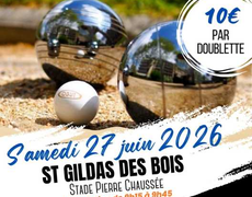 Concours en Doublette le 27 juin 2026 - Saint-Gildas-des-Bois - 44530