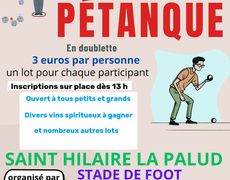 Concours en Doublette le 14 juillet 2026 - Saint-Hilaire-la-Palud - 79210