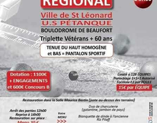Concours de pétanque Officiel Vétéran - Saint-Léonard-de-Noblat