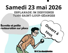 Concours de pétanque Ouvert à tous - Saint-Loup-Géanges