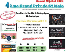 Concours de pétanque Officiel - Saint-Malo