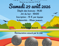 Concours de pétanque Officiel - SAINT MARCEL