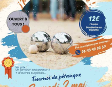 Concours en Doublette le 2 mai 2026 - Saint-Martin-la-Plaine - 42800