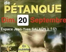 Concours de pétanque Ouvert à tous - Saint-Méen