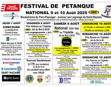 Concours de pétanque Officiel - Saint-Nazaire