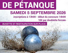 Concours de pétanque Ouvert à tous - Saint-Vit
